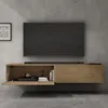 doporro TV Lowboard TV-Schrank Fernsehschrank Holz Hängend Produktbild-Vorschau 3