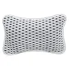 A white and gray bath pillow with a dot pattern. Anteprima dell’immagine prodotto