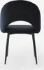Chaise avec accoudoirs moderne en velours pour la salle à Voir les images du produit 9
