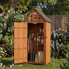 HOMAVO Gerätehaus Holz mit UV-Schutz Pultdach, Gartenhaus Produktbild-Vorschau 6