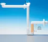 Raumspar-Siphon Bad, Schlauchanschl., 32-40mm, weiß Produktbild-Vorschau 2