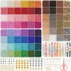 RUBY korálky na náramky sada DIY šperky pastelové 3mm Náhľad obrázku produktu 1