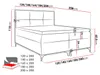 MIRJAN24 Boxspringbett Fava, Stilvoll Doppelbett, Bett mit Produktbild-Vorschau 11