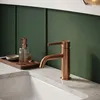 Rubinetto Del Lavabo Rea Foster Basso Rame Spazzolato Anteprima dell’immagine prodotto 6