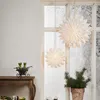 Papierstern Clipp - hängend - D: 40cm - mit Band - Papier - weiß Produktbild-Vorschau
