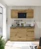 Singleküche >Jazz< in Eiche Artisan - 160x212x60 Produktbild-Vorschau 1