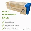 50 Stück Holzpfähle Buche 25x25 mm Länge 80 cm Blau Spitze Produktbild-Vorschau 8