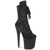 FLAMINGO-1045VEL Damen Booties von Pleaser, Schwarz  , EU Produktbild-Vorschau 1