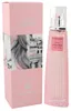 Givenchy Live Irrésistible Eau de Toilette in rosa Flakon mit strukturierter Oberfläche neben passender Verpackung mit stilvollem Design Anteprima dell’immagine prodotto