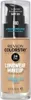 A bottle of Revlon Colorstay foundation with a pump dispenser. Voir les images du produit