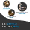 PELMOS Gasanschluss Adapter I 4 teiliges Gasflaschen Produktbild-Vorschau 4