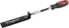 A black and red tool with a flexible handle, isolated on a white background. Produktbild-Vorschau