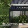 MIRADOR Pergola 111 Deluxe 3x3,6 m Aluminium Anthrazit Produktbild-Vorschau 6