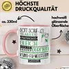 Kung-Fu-Meisterin Geschenk Becher Tasse Gott Schuf Alle Produktbild-Vorschau 3