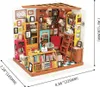 Casa ROBOTIME Rolife DYI: la biblioteca di Sam con Anteprima dell’immagine prodotto 37