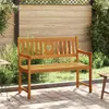 Banc d'extérieur vidaXL Nature 110 x 55,5 x 90 cm en bois Voir les images du produit 2