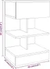 vidaXL Nachttische 2 Stk. Grau Sonoma 40x35x65 cm Produktbild-Vorschau 8