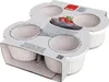 A set of four white ceramic ramekins in their retail packaging. Produktbild-Vorschau