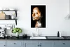 MuchoWow® Poster Frau - Muster - Weiß 40x60 cm - Plakate Produktbild-Vorschau 3