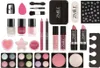 A collection of makeup products arranged on a white background. Produktbild-Vorschau