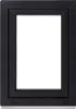 A black window frame on a white background. Anteprima dell’immagine prodotto