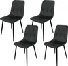 Stuhl Mesa Eco 4er-Set Velvet Grau Produktbild-Vorschau 2