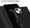 Selencia Bibliothèque en cuir véritable pour l'Apple iPhone Voir les images du produit 4
