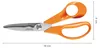 Fiskars Küchenschere 18 cm, Gewürz, Orange, Edelstahl, Produktbild-Vorschau 15