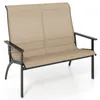 A studio shot of a two-seater garden bench. Anteprima dell’immagine prodotto