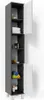 Vicco Badschrank Fynn, 30 x 190 cm, Anthrazit/Weiß Produktbild-Vorschau 7