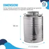 Bidon à huile en acier inoxydable de 50 litres, récipient Voir les images du produit 3