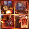 Puzzle 3D, grzbiet książki DIY, pokój wspólny płomienia, Podgląd zdjęcia produktu 14