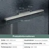 doporro LED Badezimmerleuchte Chrom 40cm - 9W Spiegellampe Produktbild-Vorschau 7