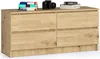 Comò K120 4 cassetti in rovere Artisan Anteprima dell’immagine prodotto 1
