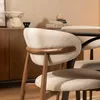 Bronx71 Esszimmerstuhl Lara Leinen taupe Produktbild-Vorschau 4