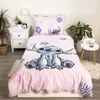 JERRY FABRICS Pościel z bawełny Lilo and Stitch Pink, Podgląd zdjęcia produktu 6