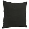 vidaXL Zierkissen 2 Stk. Schwarz 40x40 cm Stoff Produktbild-Vorschau 3