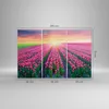 Bild auf Leinwand - Leinwandbild - Wiese Tulpen Produktbild-Vorschau 3