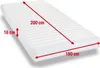 Coprimaterasso K16 180 x 200 cm, altezza 14-16 cm Anteprima dell’immagine prodotto 2