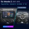 1+32G carplay android13 autoradio 9'' Android13 Für Mazda2 Produktbild-Vorschau 2