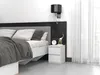 Topeshop M2 BIEL table de nuit/table de chevet 2 tiroir(s) Voir les images du produit 6