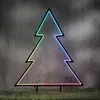 Luca Lighting LED-Gartenstecker Neon Tanne 100 cm schwarz Produktbild-Vorschau 1