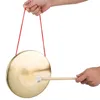 22 cm mano gong cembalo ottone rame cappella opera Anteprima dell’immagine prodotto 2