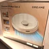 The image shows the retail packaging of a Dreame D9 Max Gen 2 robot vacuum and mop. Voir les images du produit