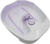 A white and purple foot bath with massage rollers and a control dial. Náhľad obrázku produktu