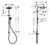 hansgrohe Showerpipe Activera S 240 1jet EcoSmart Reno Produktbild-Vorschau 5