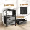 HOMCOM konferenční stolek s dokovací stanicí, ocelový rám, Náhled obrázku produktu 3