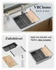 VBChome Edelstahlspüle 58 x 45 cm Gebürsteter Edelstahl Produktbild-Vorschau 4