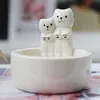 STILVORA Kerzenständer, Niedliche Katzen Kerzenhalter, Produktbild-Vorschau 9