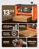 A collage of images showcasing a thickness planer and its features. Náhľad obrázku produktu
